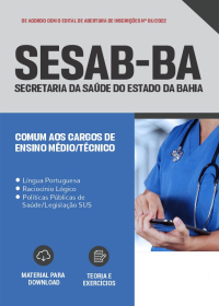 Comum aos Cargos de Ensino Médio-Técnico - SESAB-BA